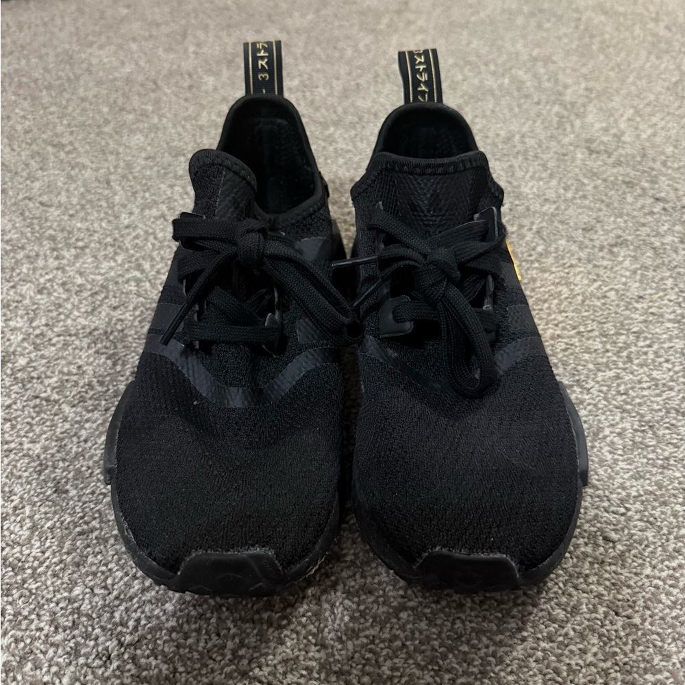 Adidas Women’s NMD_R1 'Black Gold Metallic Gently Worn